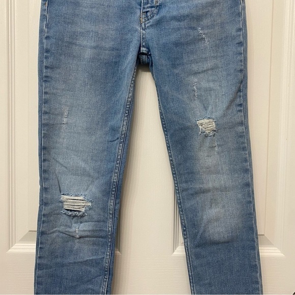We The Free Mid Rise Fringe Jeans Waist 25 - Picture 4 of 16